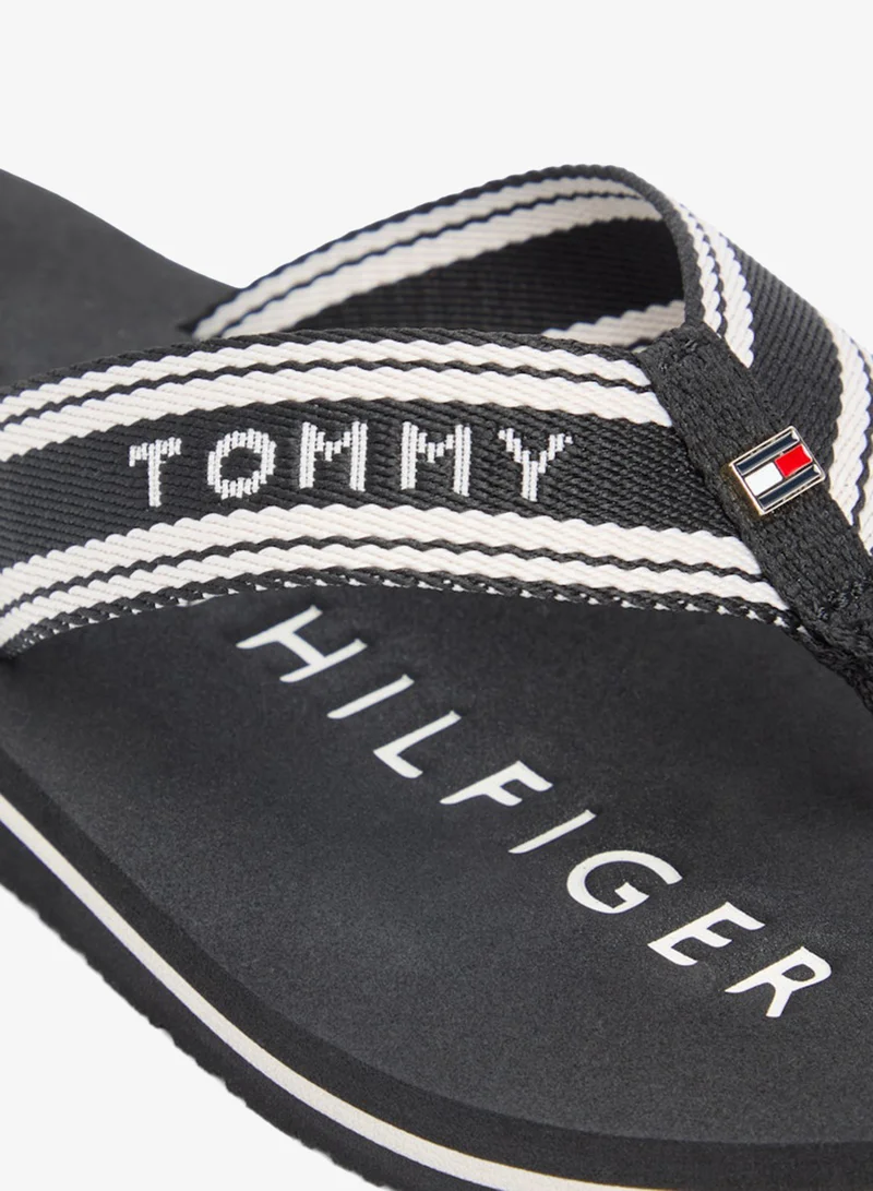 TOMMY HILFIGER  Webbing Strap Signature Flip-Flops for Women | Best Price UAE